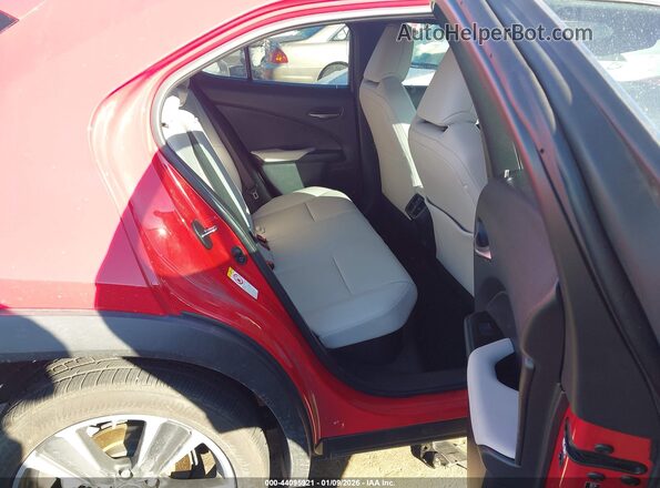 JTHU9JBH4K2004400 2019 LEXUS UX 250H Red Vista de la etiqueta del VIN