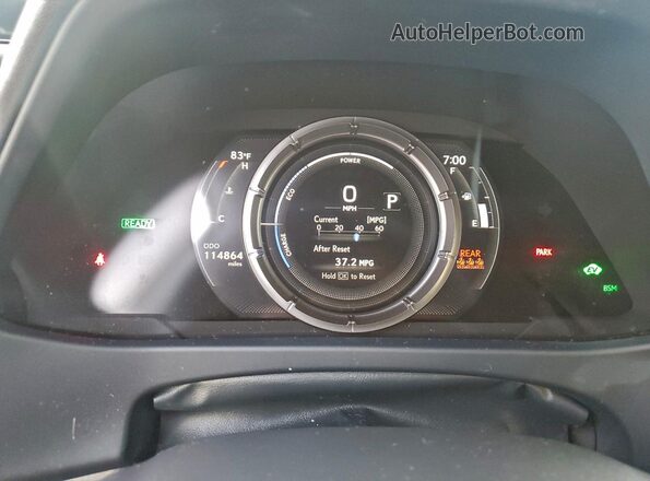 JTHU9JBH9K2010595 2019 LEXUS UX Black Vista del cuadro de instrumentos