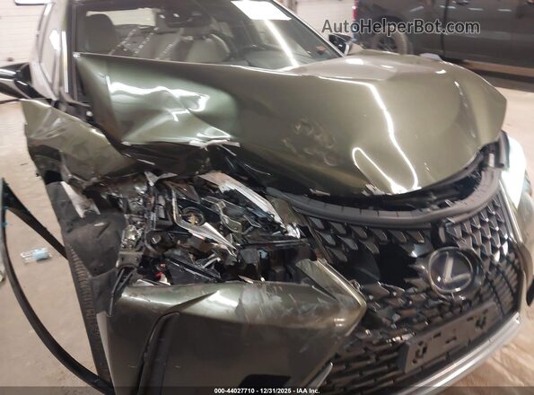 JTHU9JBH9K2019930 2019 LEXUS UX 250H Green Vista frontal