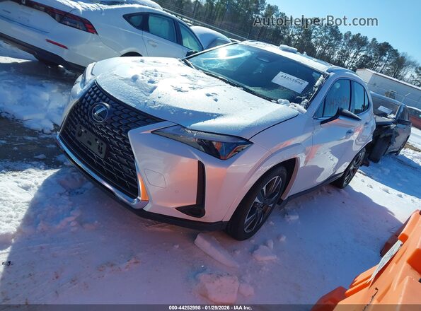 JTHUCJDH9S2008909 2025 LEXUS UX 300H White წინა მარცხენა ხედი სამი მეოთხედიდან
