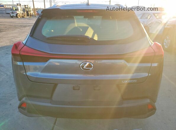 JTHX3JBH0N2049305 2022 LEXUS UX Charcoal Вид ззаду