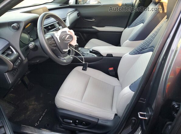 JTHX3JBH0N2049305 2022 LEXUS UX Charcoal Вид салону спереду