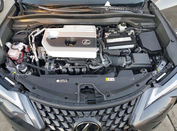 JTHX3JBH0N2049305 2022 LEXUS UX Charcoal Вид задньої частини салону