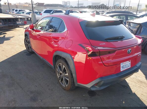 JTHX3JBH6L2022283 2020 LEXUS UX 200 Red Հետևի ձախ