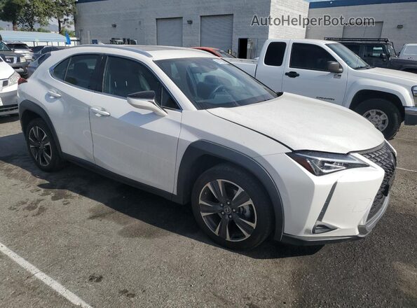 JTHX3JBH9L2022505 2020 LEXUS UX White Delantero derecho