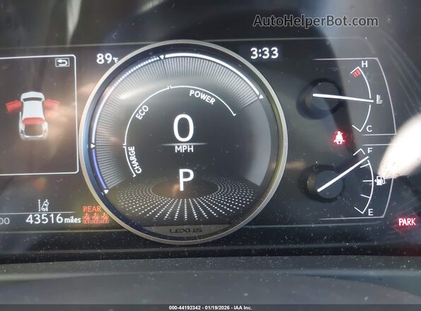 JTHX6JBH9L2066611 2020 LEXUS UX 250H Gray Вид задніх сидінь