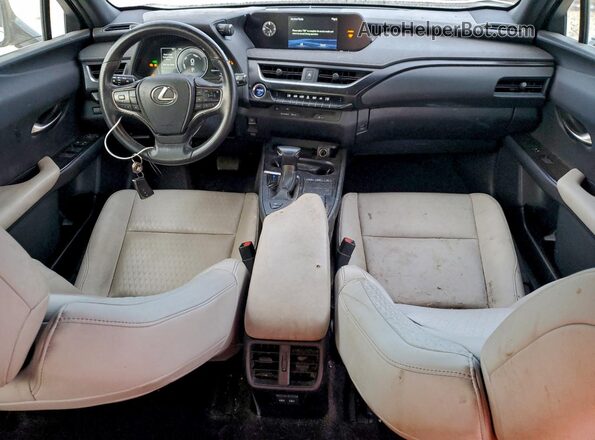 JTHX9JBH5M2042914 2021 LEXUS UX White Dashboard view