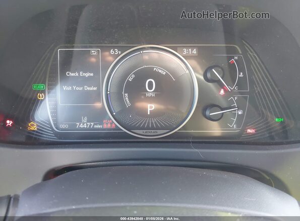 JTHX9JBH7L2033971 2020 LEXUS UX 250H Silver Вид задніх сидінь