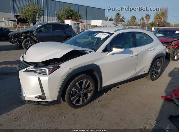JTHX9JBH7N2056637 2022 LEXUS UX 250H White Передня ліва чверть