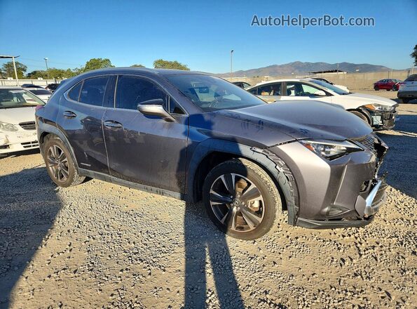 JTHX9JBH8L2033512 2020 LEXUS UX Charcoal Front right