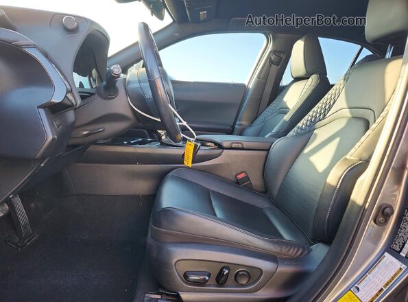 JTHX9JBH8L2033512 2020 LEXUS UX Charcoal Front interior view