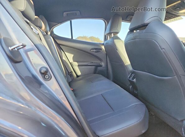 JTHX9JBH8L2033512 2020 LEXUS UX Charcoal Rear interior view