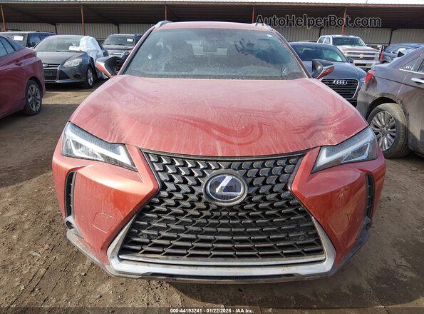 JTHX9JBHXM2038034 2021 LEXUS UX 250H Orange Instrument cluster view
