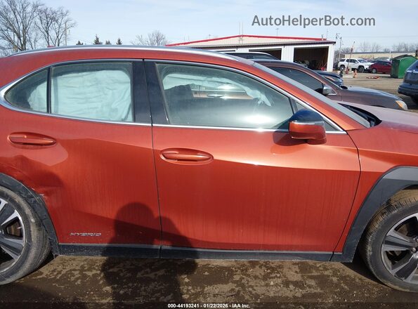 JTHX9JBHXM2038034 2021 LEXUS UX 250H Orange Rear interior view