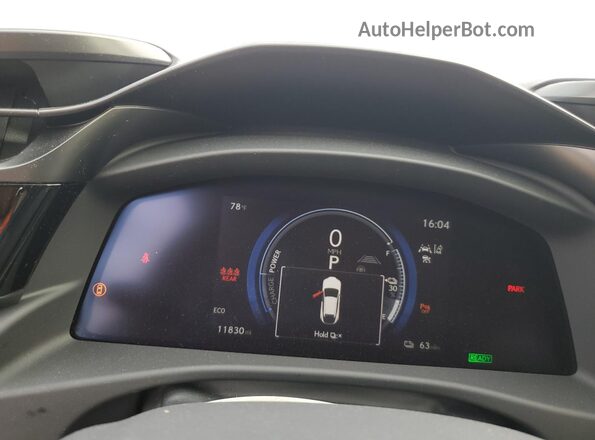 JTJAAAAB5RA025083 2024 LEXUS RZ Gray Вид щитка приладів