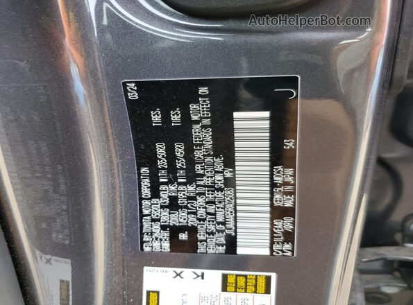 JTJAAAAB5RA025083 2024 LEXUS RZ Gray Вид підкапотного простору