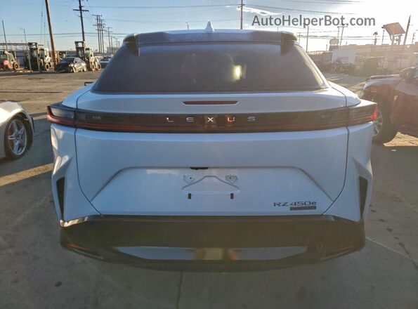 JTJAAAAB8RA024140 2024 LEXUS RZ White Widok wnętrza z przodu