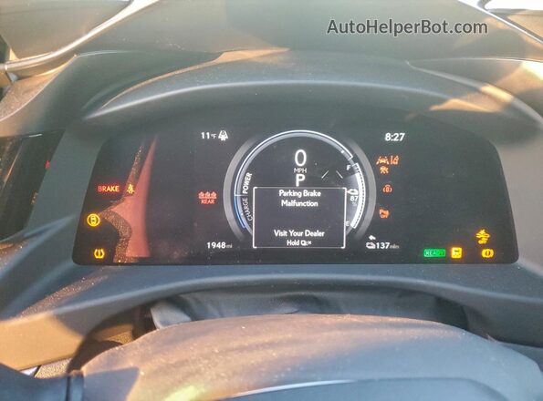 JTJAAAAB8SA031109 2025 LEXUS RZ Charcoal Widok zestawu wskaźników