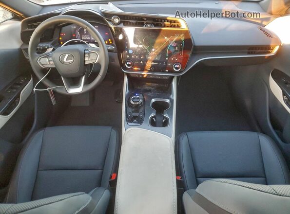 JTJAAAAB8SA031109 2025 LEXUS RZ Charcoal Widok deski rozdzielczej