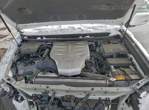 JTJAM7BX0M5269147 2021 LEXUS GX White ძრავის განყოფილების ხედი