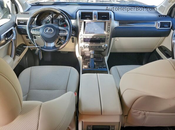 JTJAM7BX1M5296986 2021 LEXUS GX Gray Առջևի վահանակի տեսք