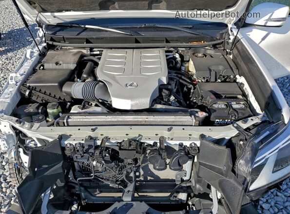 JTJAM7BX6M5269069 2021 LEXUS GX White Widok komory silnika