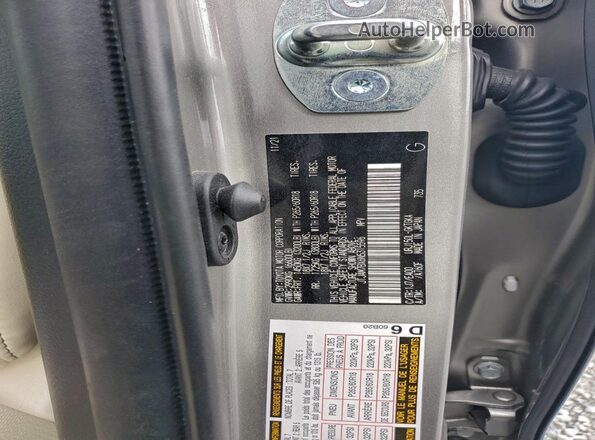 JTJAM7BX6N5315596 2022 LEXUS GX Silver VIN კოდის სტიკერის ხედი