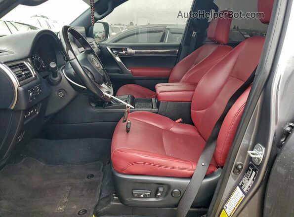 JTJAM7BX7N5334609 2022 LEXUS GX Gray Вид салону спереду