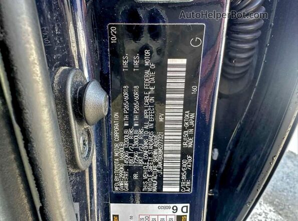 JTJAM7BX8M5277321 2021 LEXUS GX Черный Вид задних сидений