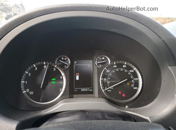 JTJAM7BX9L5267220 2020 LEXUS GX White Widok zestawu wskaźników