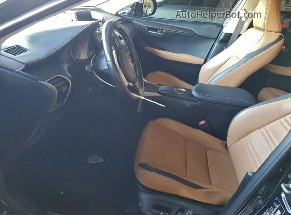 JTJBARBZ2G2085490 2016 LEXUS NX Black Вид салону спереду