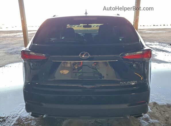JTJBARBZ2G2085490 2016 LEXUS NX Black Вид ззаду
