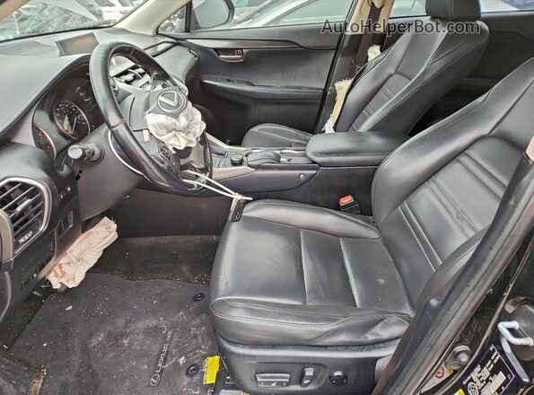 JTJBARBZ3G2071047 2016 LEXUS NX Black Вид салону спереду