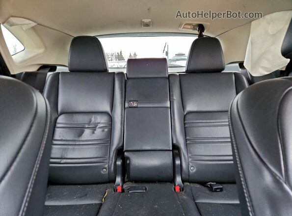 JTJBARBZ3G2071047 2016 LEXUS NX Black Вид задніх сидінь