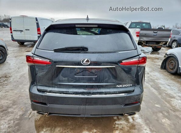 JTJBARBZ3G2071047 2016 LEXUS NX Black Вид ззаду