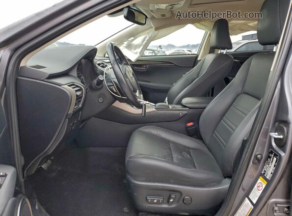 JTJBARBZ3J2167249 2018 LEXUS NX Gray Widok wnętrza z przodu