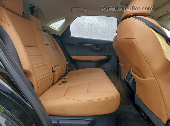 JTJBARBZ6G2092457 2016 LEXUS NX Black Вид задніх сидінь