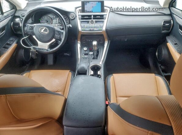 JTJBARBZ6G2092457 2016 LEXUS NX Black Вид салону спереду