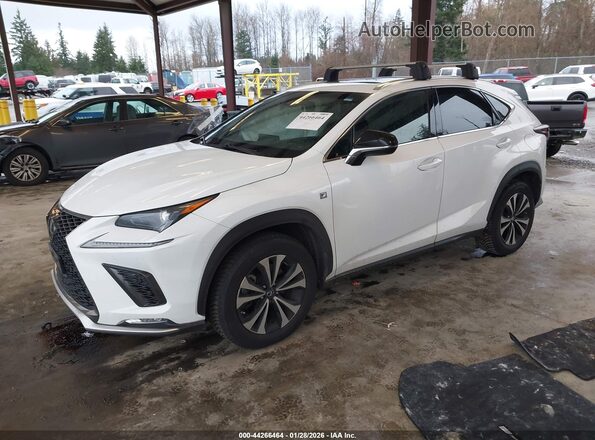 JTJBARBZ7K2182807 2019 LEXUS NX 300 White Front left