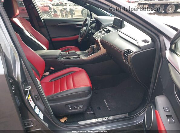JTJBARBZ8K2180693 2019 LEXUS NX 300 Gray Вид салону спереду