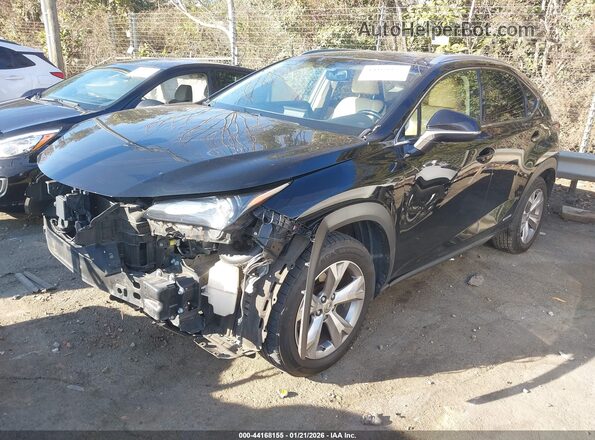 JTJBJRBZ0H2061044 2017 LEXUS NX 300H Black Передня ліва чверть