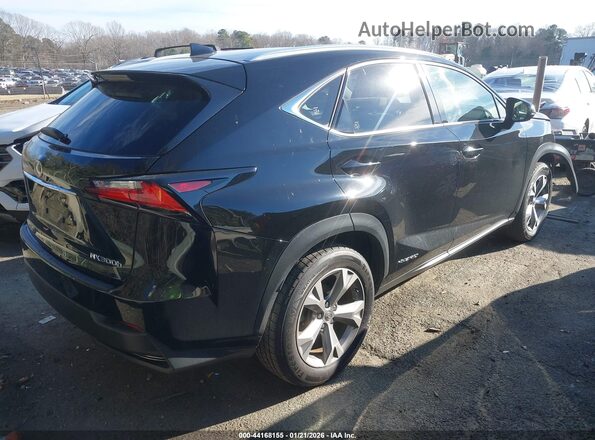 JTJBJRBZ0H2061044 2017 LEXUS NX 300H Black Задня права чверть
