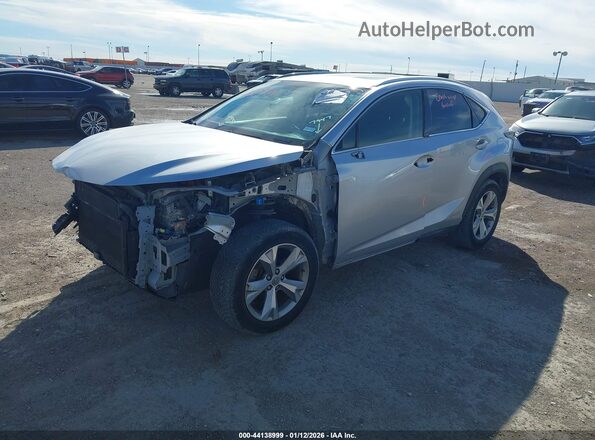 JTJBJRBZ0H2069922 2017 LEXUS NX 300H Серебряный Передняя левая четверть
