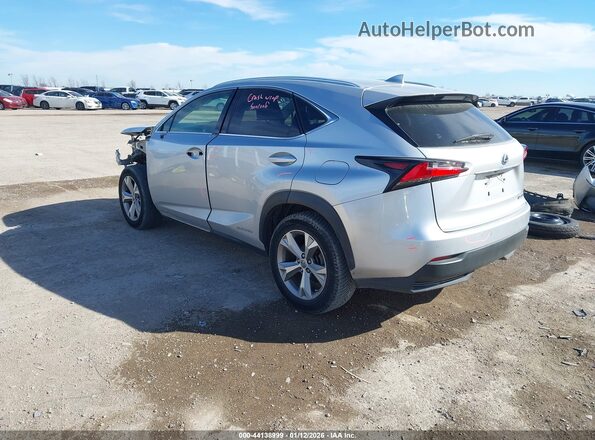 JTJBJRBZ0H2069922 2017 LEXUS NX 300H Серебряный Задняя левая четверть