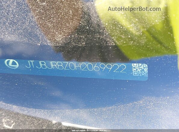 JTJBJRBZ0H2069922 2017 LEXUS NX 300H Серебряный Вид подкапотного пространства