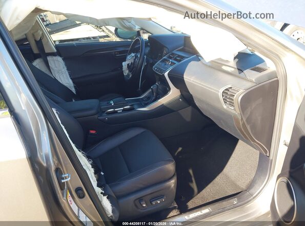 JTJBJRBZ1J2081695 2018 LEXUS NX 300H Silver Widok wnętrza z przodu
