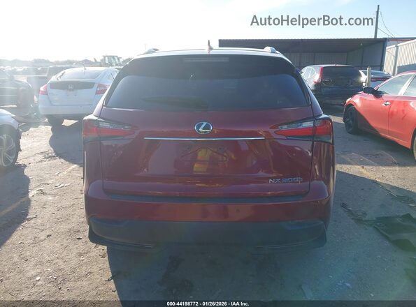 JTJBJRBZ3H2062396 2017 LEXUS NX 300H Red 