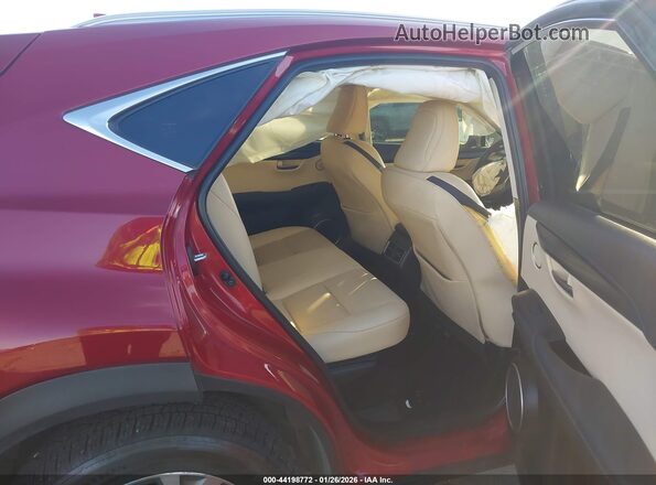 JTJBJRBZ3H2062396 2017 LEXUS NX 300H Red Вид наклейки з VIN-кодом