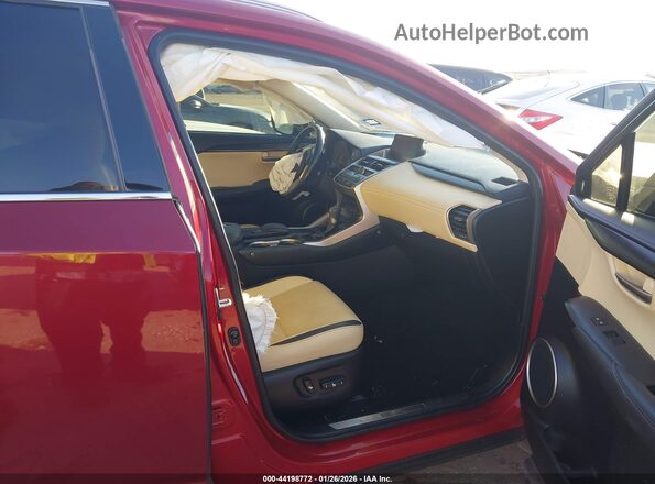 JTJBJRBZ3H2062396 2017 LEXUS NX 300H Red Вид салону спереду