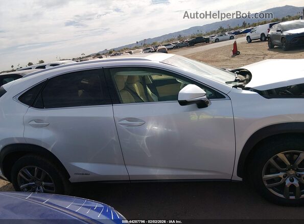 JTJBJRBZ6G2035305 2016 LEXUS NX 300H White Vista interior trasera
